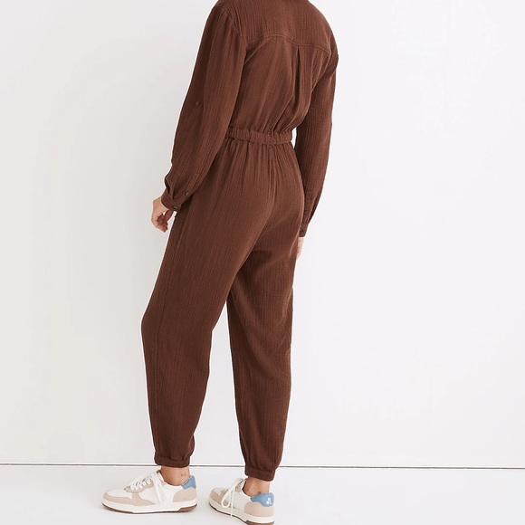 Madewell Lightspun Tapered-Leg Jumpsuit - Picture 3 of 5